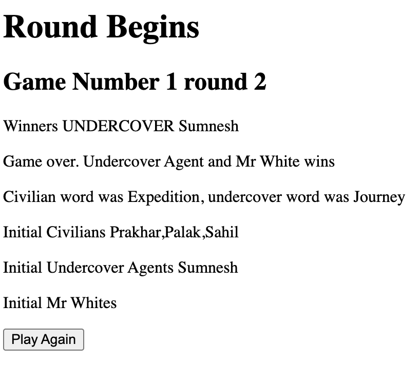 Undercover Agent Game Screenshot